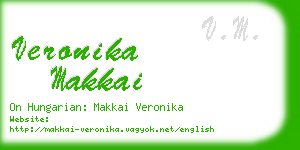 veronika makkai business card